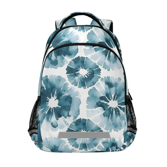 ALAZA Tie-dye Blue Backpack Elementary School Bag Bookbag Travel Rucksack