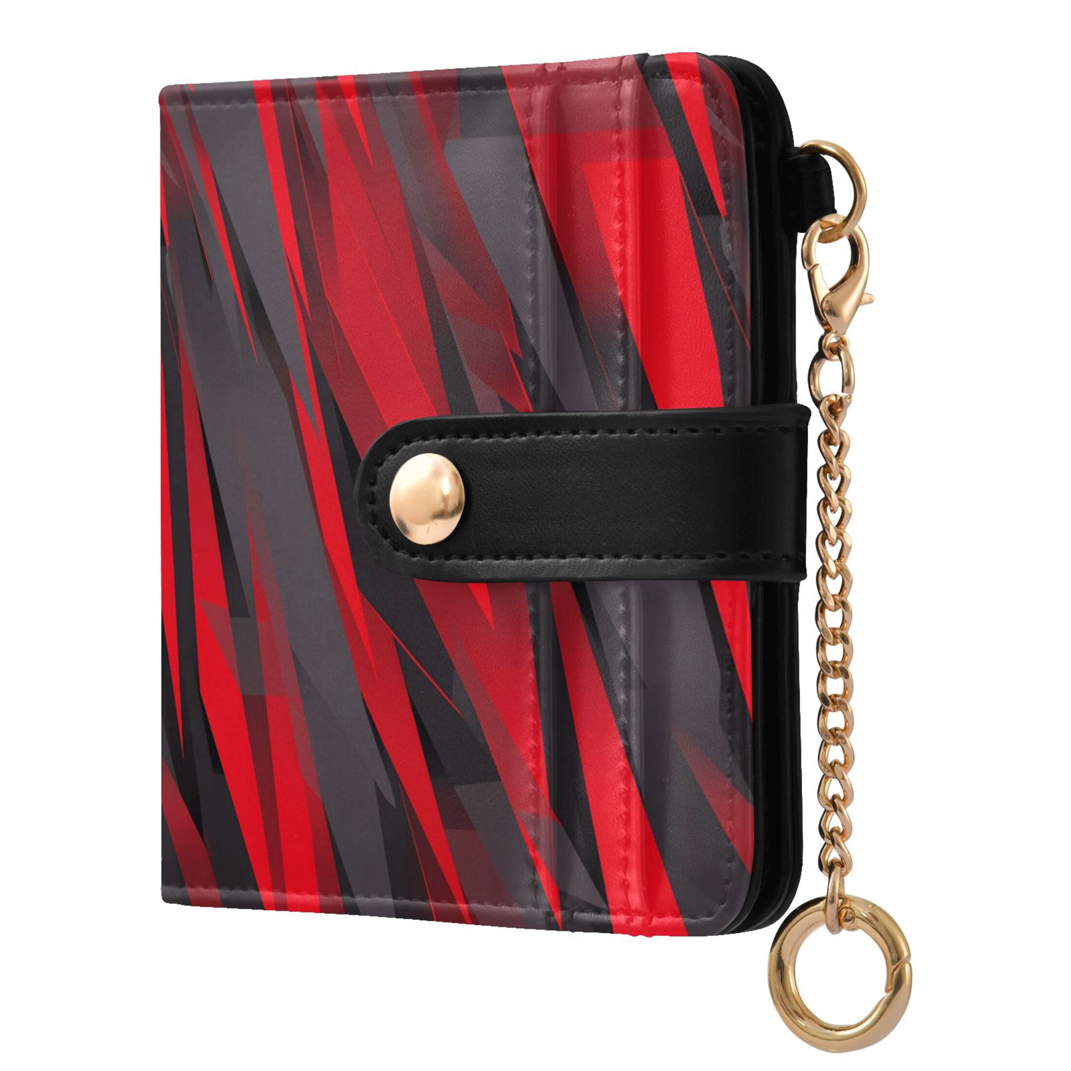 Polygion Pattern ALAZA Triangle Geometry Pattern RFID Blocking Bifold Wallet Women ...
