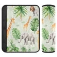 thumbnail image 1 of ALAZA Tropical Elephant Giraffe Car Seat Belt Adjuster Neck Covers Shoulder Cushions Pads M, 1 of 8