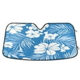 thumbnail image 1 of ALAZA Tropical Flower-d1 Windshield Sun Shade Car Foldable Sun Visor Block UV Rays Protector 53"x23.5", 1 of 8