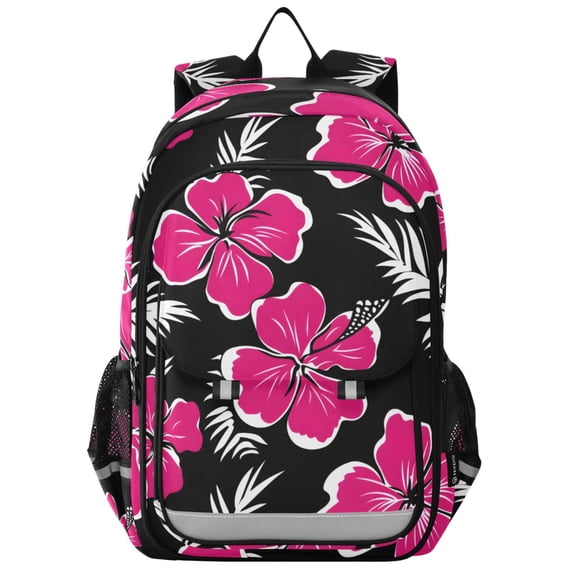 ALAZA Tropical Flowers-t9 Laptop Backpack Purse Travel Bag Casual School Bookbag Rucksack for Women Men