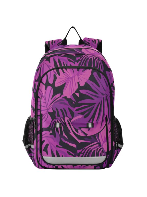 Tropical Leaf-n2 Laptop Backpack Purse Travel Bag Casual School Bookbag Rucksack for Women Men