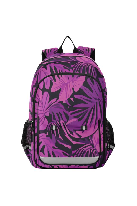 Tropical Leaf-n2 Laptop Backpack Purse Travel Bag Casual School Bookbag Rucksack for Women Men