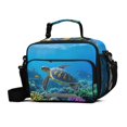 thumbnail image 1 of ALAZA Turtle in Sea Lunch Box Insulated Cooler Bag Reusable Tote Bags Shoulder Strap, 1 of 7
