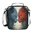 thumbnail image 1 of ALAZA Two Leopard Lunch Box Insulated Lunch Bag Reusable Thermal Cooler Tote School Picnic, 1 of 6