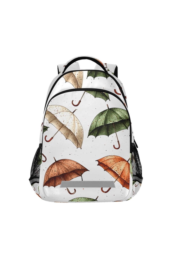 Umbrella Pattern Backpack Elementary School Bag Bookbag Travel Rucksack