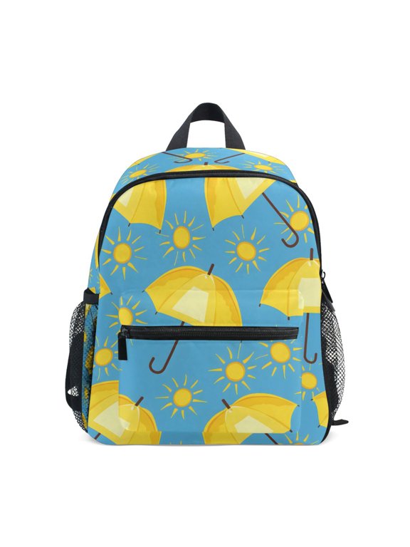 Umbrella and Sun Toddler Backpack for Preschool Kindergarten Kids Bags