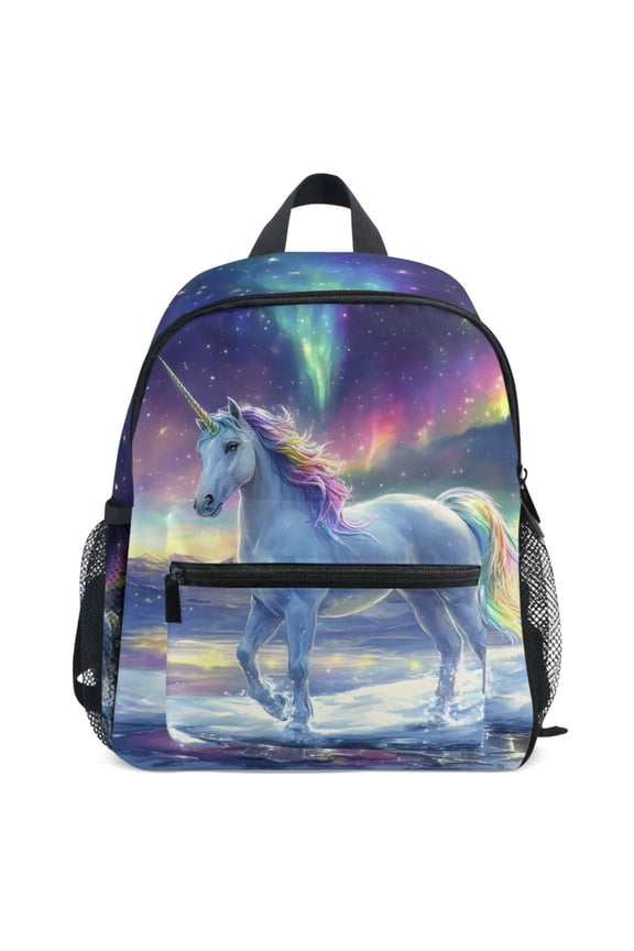 Unicorn Galaxy Sky Stylish School Backpack Student Bookbag Mini Bag