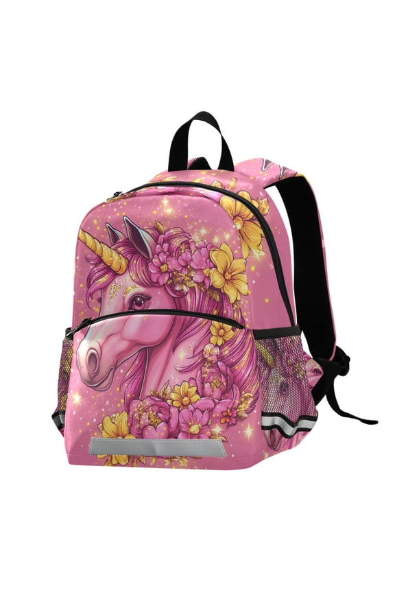 Unicorn Glitter School Backpack Elementary Student Bookbag