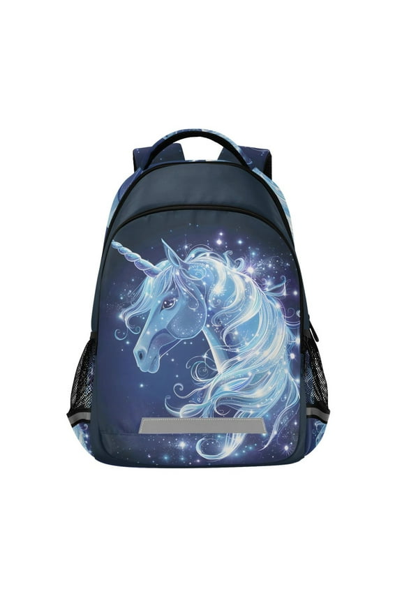 Unicorn Magic Backpack Elementary School Bag Bookbag Travel Rucksack