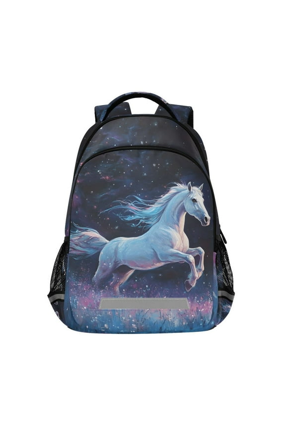 Unicorn Running Backpack Elementary School Bag Bookbag Travel Rucksack