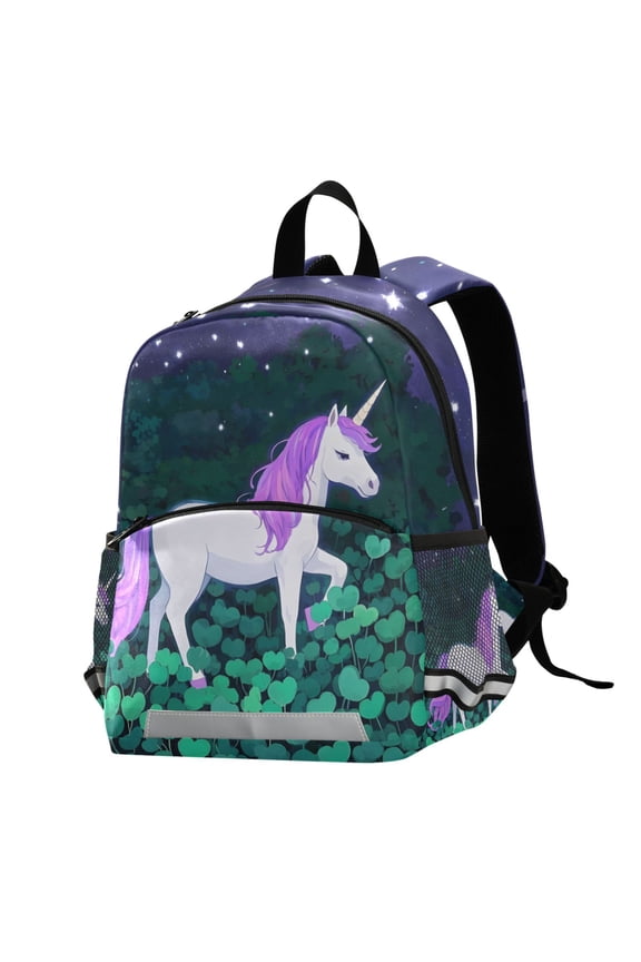 Unicorn School Backpack Elementary Student Bookbag