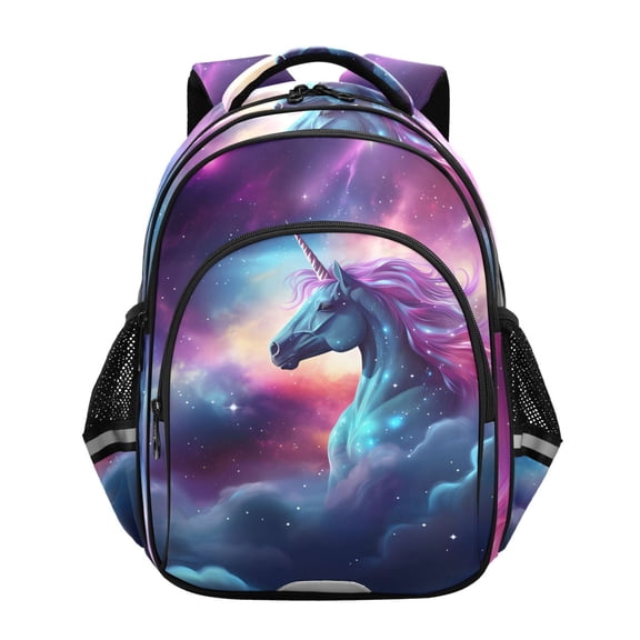 ALAZA Unicorn in Sky School Backpack Elementary Bag Bookbag Travel Rucksack