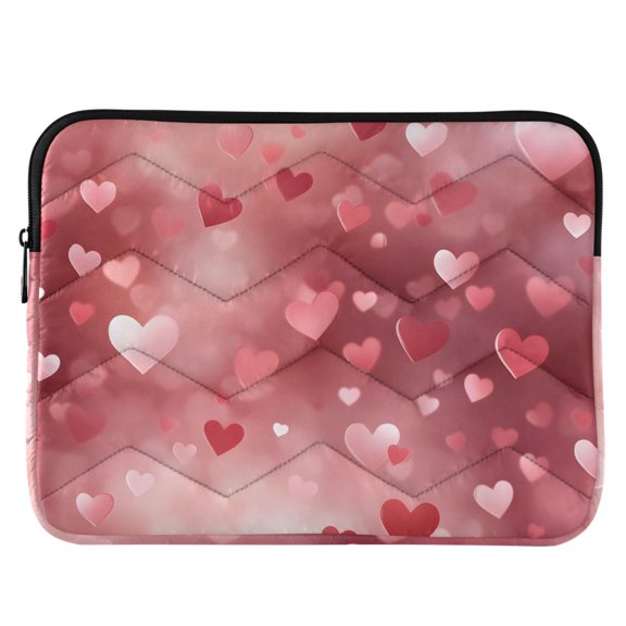 ALAZA Valentine's Day Hearts Pattern Laptop Sleeve Case for 13-14 Inch Computer Cover Bag Medium