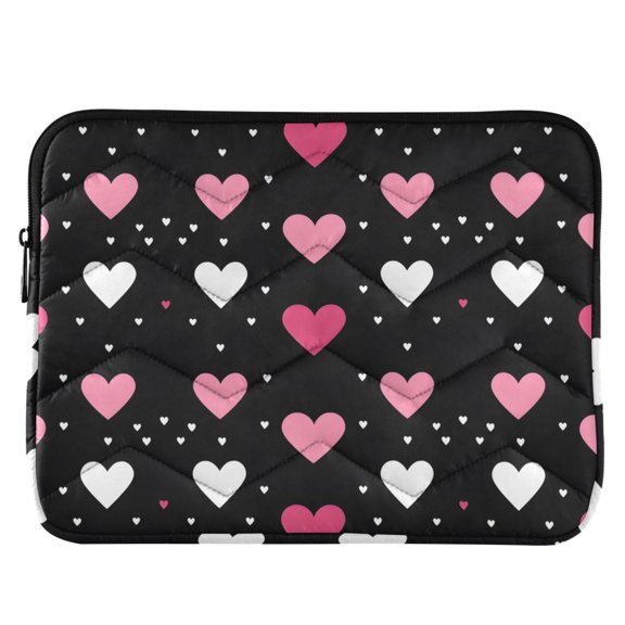 ALAZA Valentine's Day Hearts Pattern Laptop Sleeve Case for 13-14 Inch Computer Cover Bag Medium