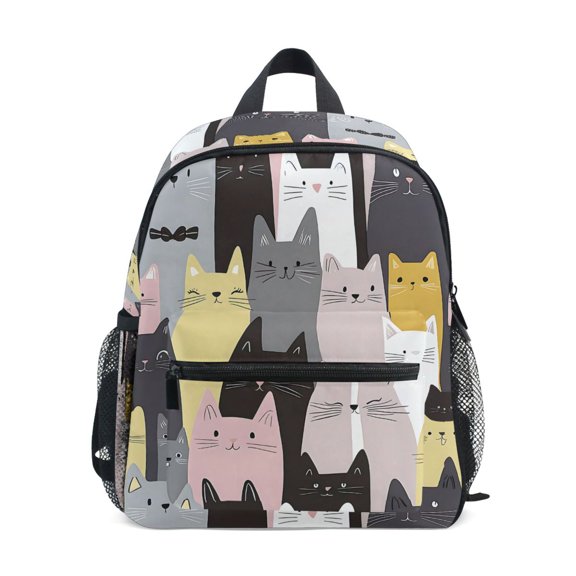 ALAZA Various Doodle Cats School Backpack Small Bookbag Mini Bags