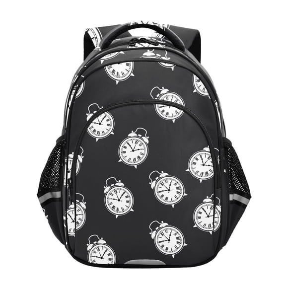 ALAZA Vintage Alarm Clocks-a3 School Backpack Elementary Bag Bookbag Travel Rucksack