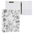 thumbnail image 1 of ALAZA Vintage Bloom Flower Hardcover 3 Ring Binder 1.5" Round Rings Interior Pockets Binders Organizer 1 Pack, 1 of 9
