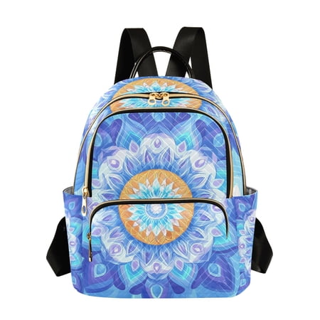 ALAZA Vintage Mandala Boho-z2 Womens Travel Laptop Backpack Large Daypack Ladies Shoulder Bags S