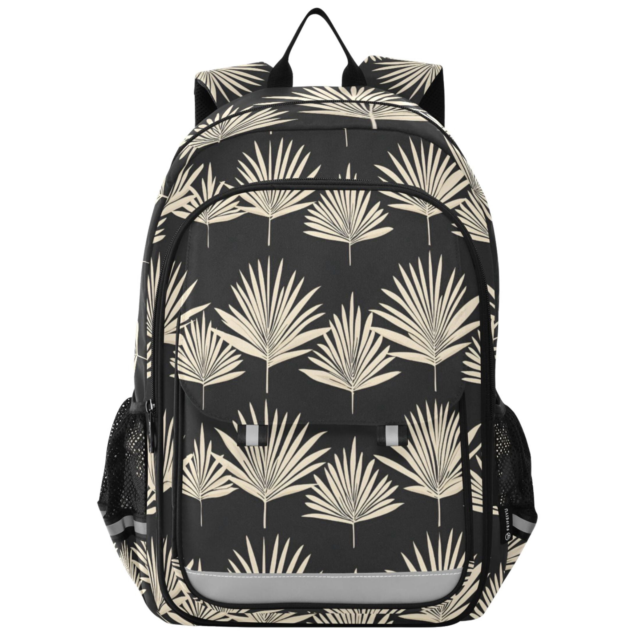 ALAZA Vintage Retro Leaf Laptop Backpack Purse Travel Bag Casual School Bookbag Rucksack for Women Men