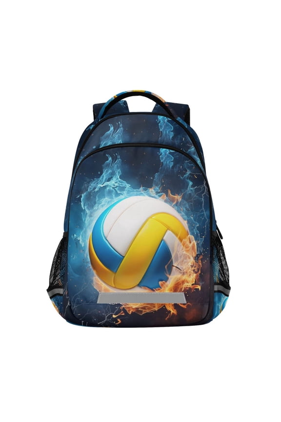 Volleyball Backpack Elementary School Bag Bookbag Travel Rucksack