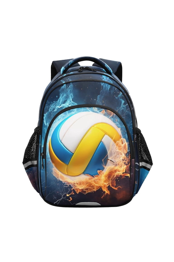 Volleyball School Backpack Elementary Bag Bookbag Travel Rucksack