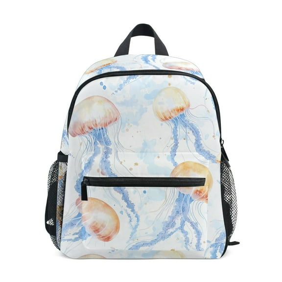 ALAZA Watercolor Jellyfish Pattern School Backpack Small Bookbag Mini Bags