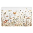 thumbnail image 1 of ALAZA Watercolor Wild Flower Door Mat Outdoor Indoor Entrance Low Profile Floor Rugs 32"x20", 1 of 8