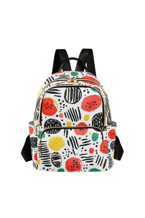 Watermelon Art Paint Womens Travel Laptop Backpack Large Daypack Ladies Shoulder Bags S