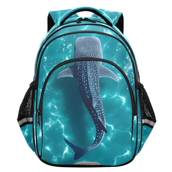 ALAZA Whale Shark Swimming School Backpack Elementary Bag Student Bookbag Travel Rucksack