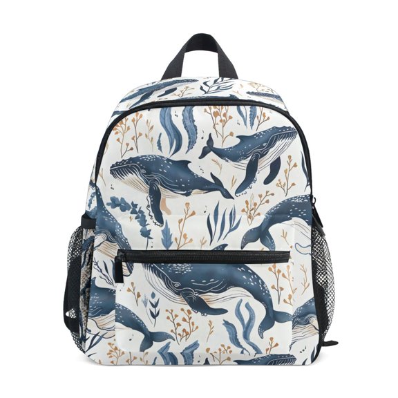 ALAZA Whales Underwater School Backpack Small Bookbag Mini Bags