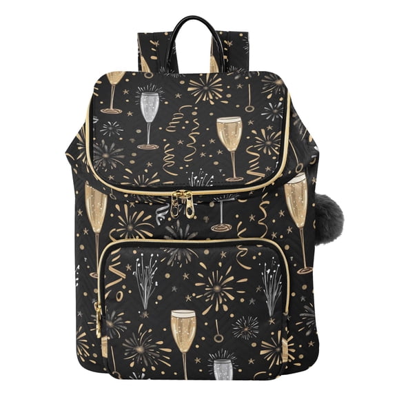 ALAZA Wine Fireworks Travel Backpack Laptop Bag Large Capacity Daypack