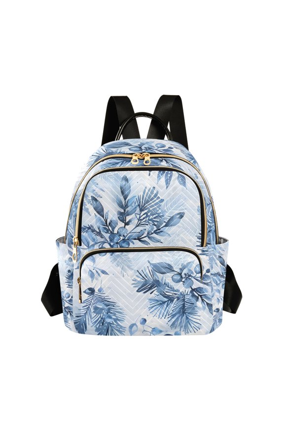 Winter Cherry Grass Womens Travel Laptop Backpack Large Daypack Ladies Shoulder Bags M