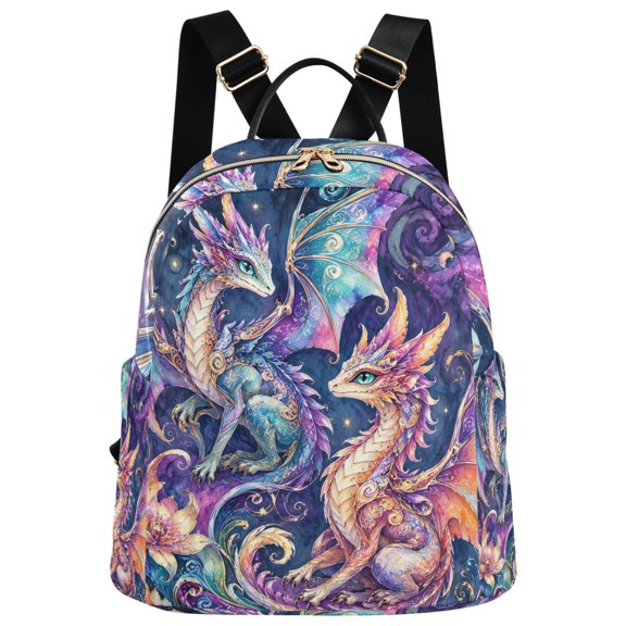 ALAZA Women Fashion Backpack with Aztec Dragon Pattern Rucksack 16L Water Resistant Daypack