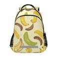 thumbnail image 1 of ALAZA Yellow Banana Backpack Elementary School Bag Bookbag Travel Rucksack, 1 of 7
