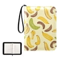 thumbnail image 1 of ALAZA Yellow Banana Trading Card Binder 4 Pocket Cards Collection Album 400 Folder Holder, 1 of 6