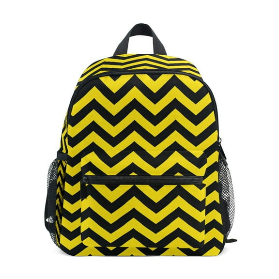 ALAZA Yellow Lines School Backpack Small Bookbag Mini Bags