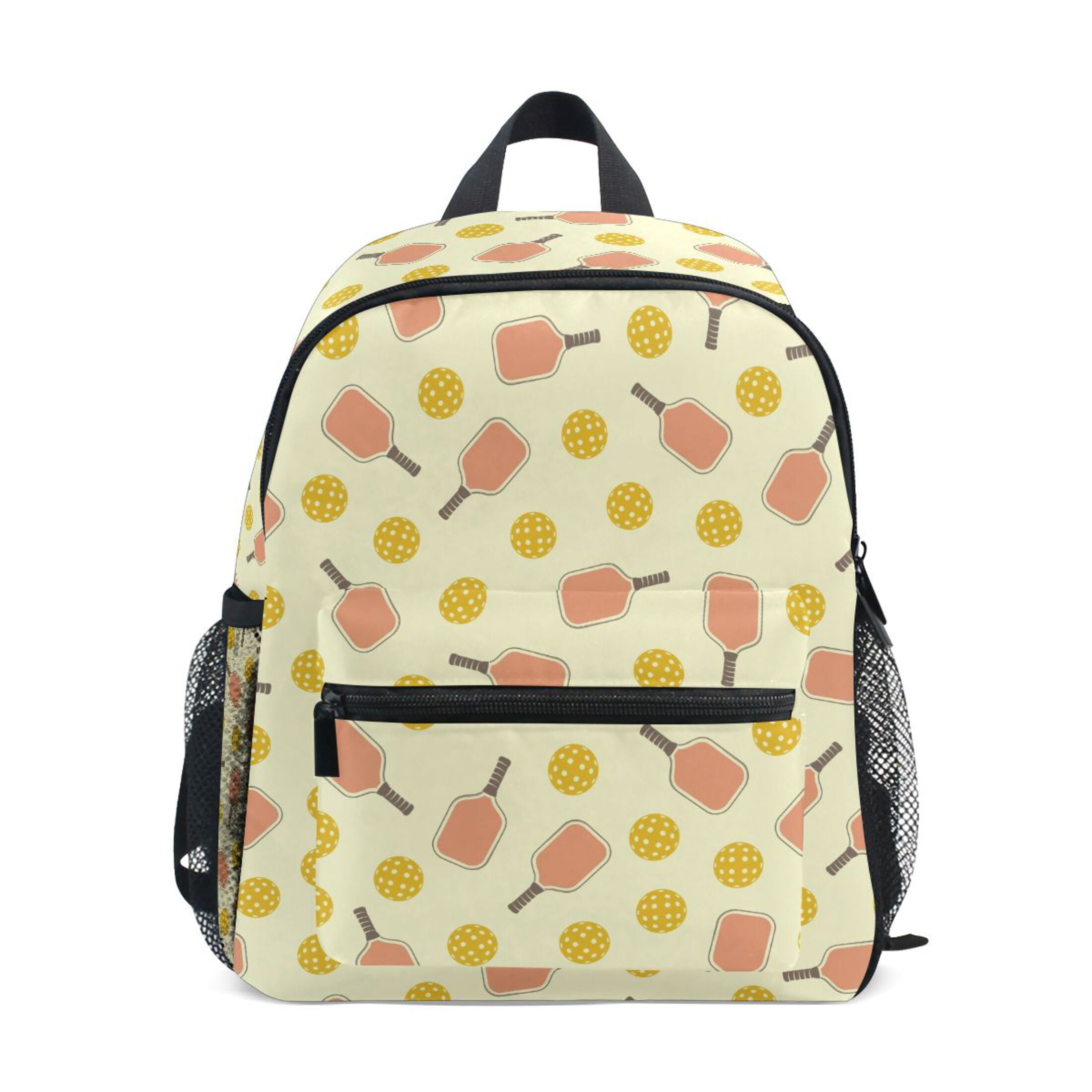 ALAZA Yellow Pickleball Balls School Backpack Small Bookbag Mini Bags