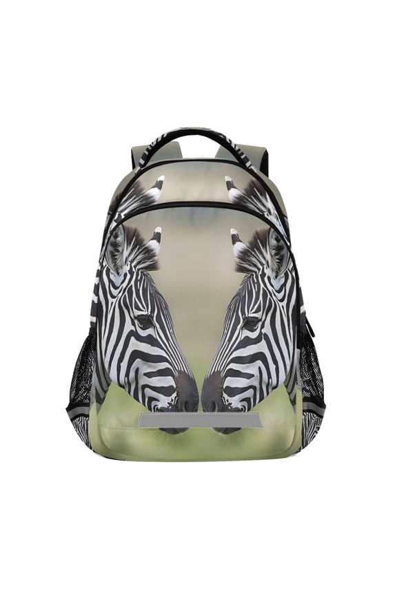 Zebras Backpack Elementary School Bag Bookbag Travel Rucksack