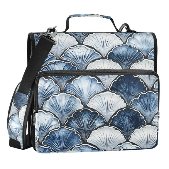 ALAZA Zipper Binder 3d Dragon Scales 3 Ring Trapper Keeper File Folder Organizer Bag