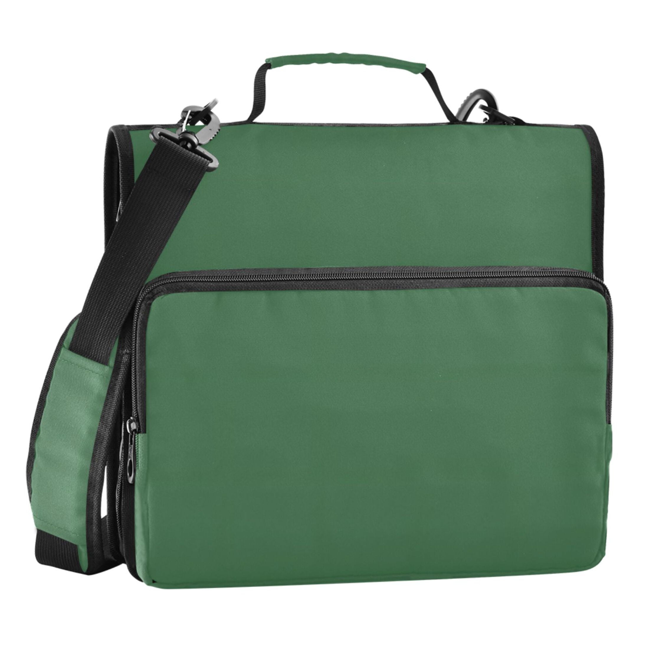 ALAZA Zipper Binder Army Green 3 Ring Trapper Keeper File Folder Organizer Bag