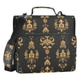 thumbnail image 1 of ALAZA Zipper Binder Boho Flower 3 Ring Trapper Keeper File Folder Organizer Bag, 1 of 8