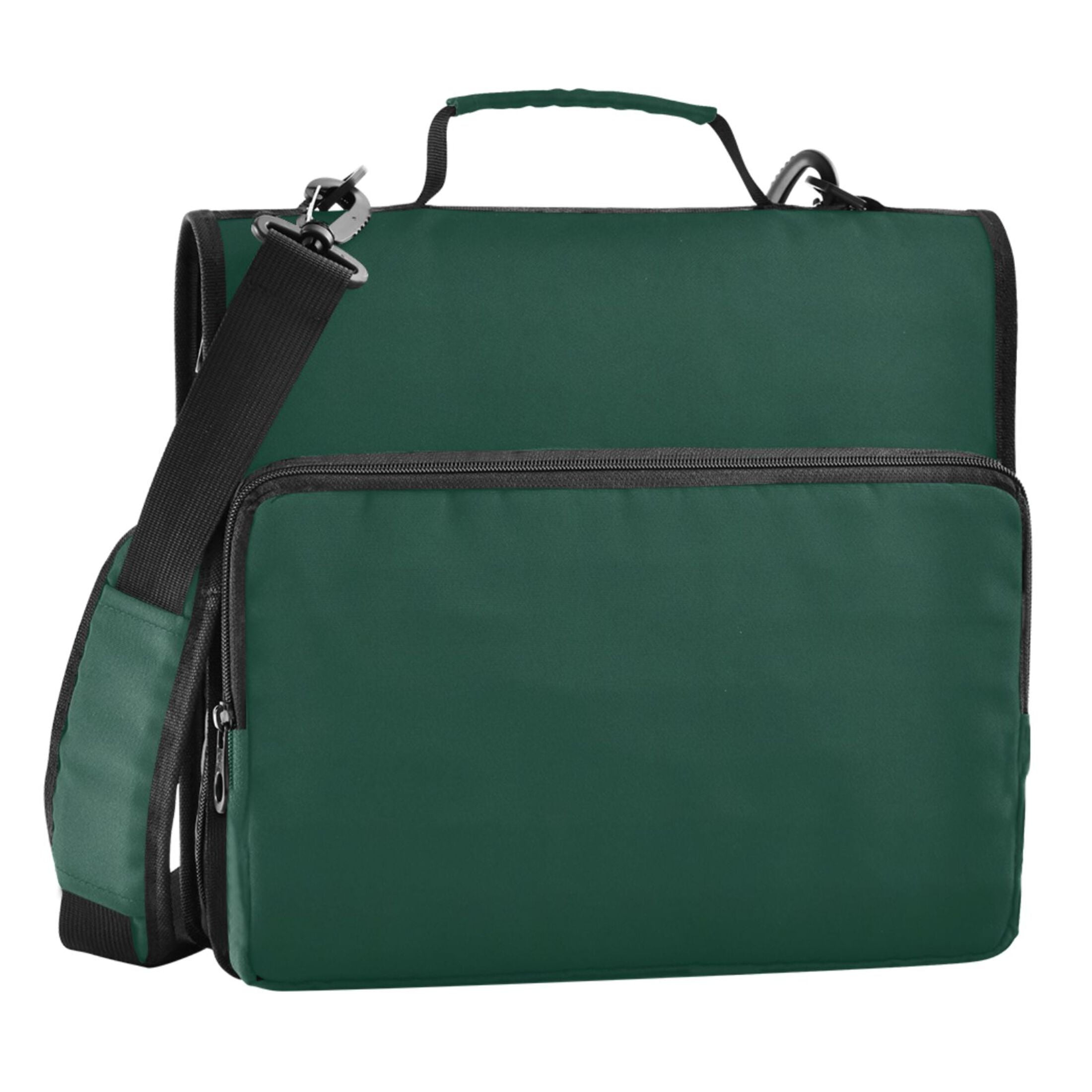 ALAZA Zipper Binder Dark Green Paint 3 Ring Trapper Keeper File Folder Organizer Bag