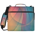 thumbnail image 1 of ALAZA Zipper Binder Elegant Abstract Pattern 2 inch 3 Ring 500 Sheet Capacity Trapper Keeper File Folder Organizer Bag, 1 of 8