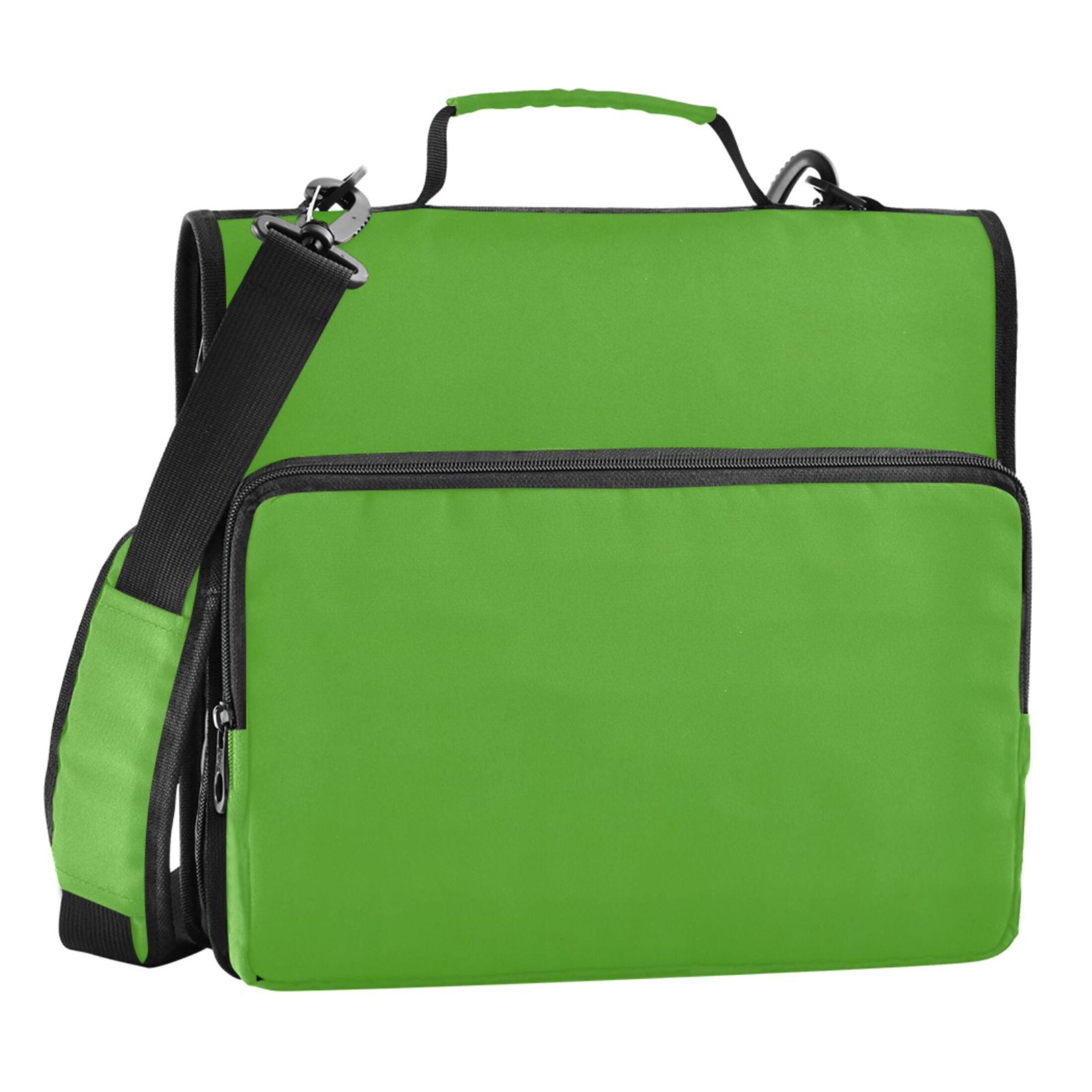 ALAZA Zipper Binder Grass Green Background 3 Ring Trapper Keeper File Folder Organizer Bag