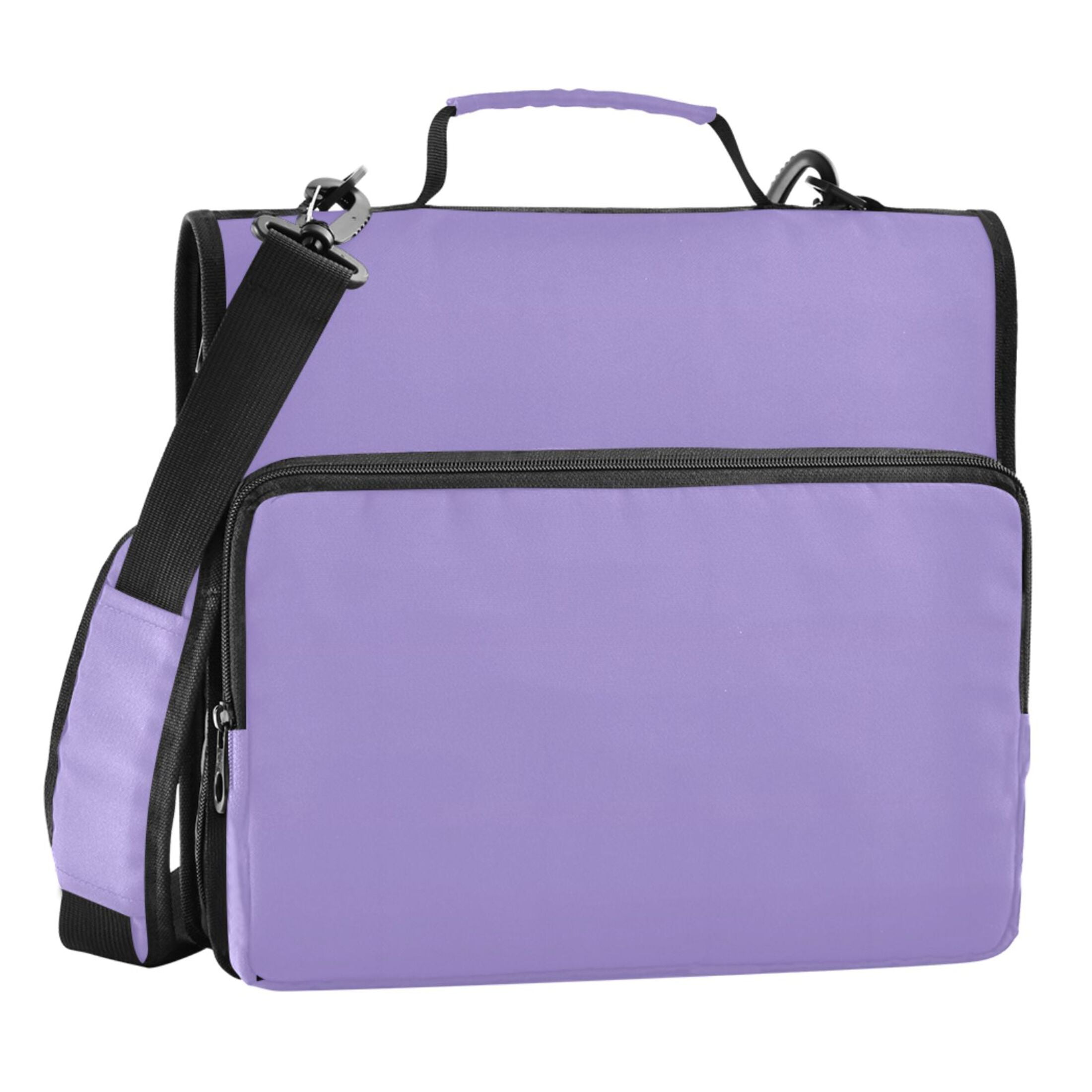 ALAZA Zipper Binder Lavender Purple 3 Ring Trapper Keeper File
