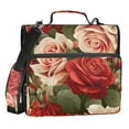 thumbnail image 1 of ALAZA Zipper Binder Luxury Roses Flower 3 Ring Trapper Keeper File Folder Organizer Bag, 1 of 8