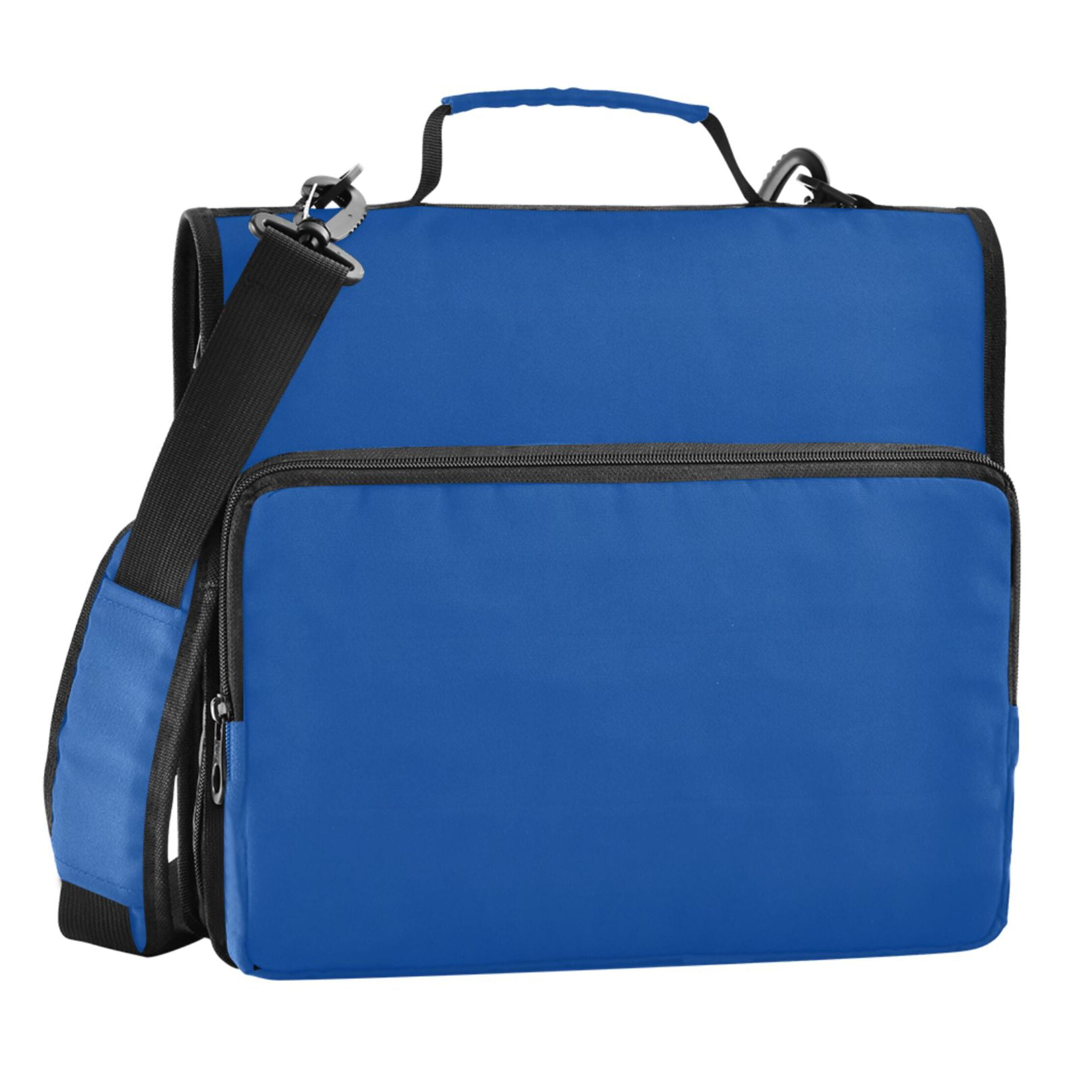 ALAZA Zipper Binder Navy Blue 3 Ring Trapper Keeper File Folder Organizer Bag