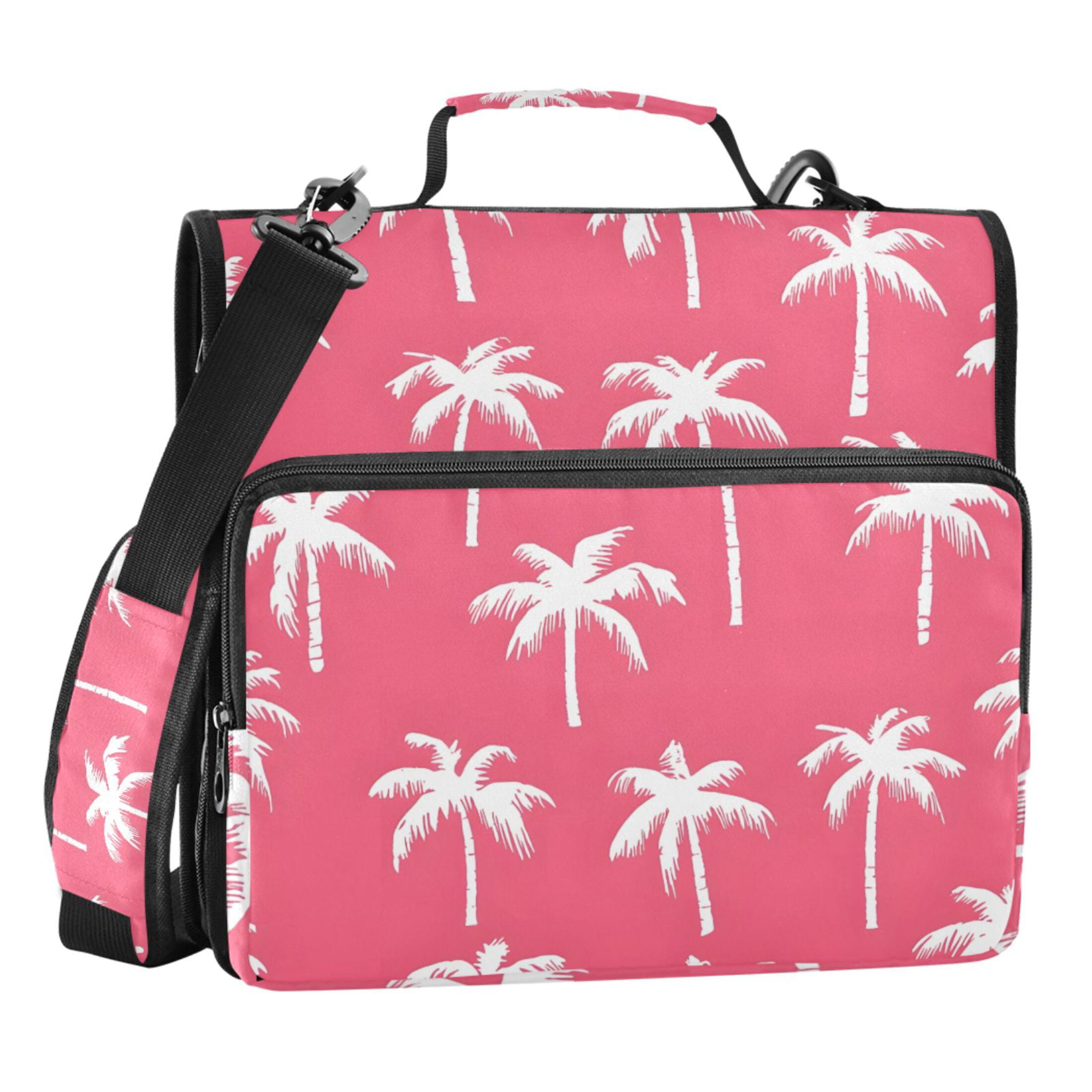 ALAZA Zipper Binder Palm Tree-a3 3 Ring Trapper Keeper File Folder Organizer Bag