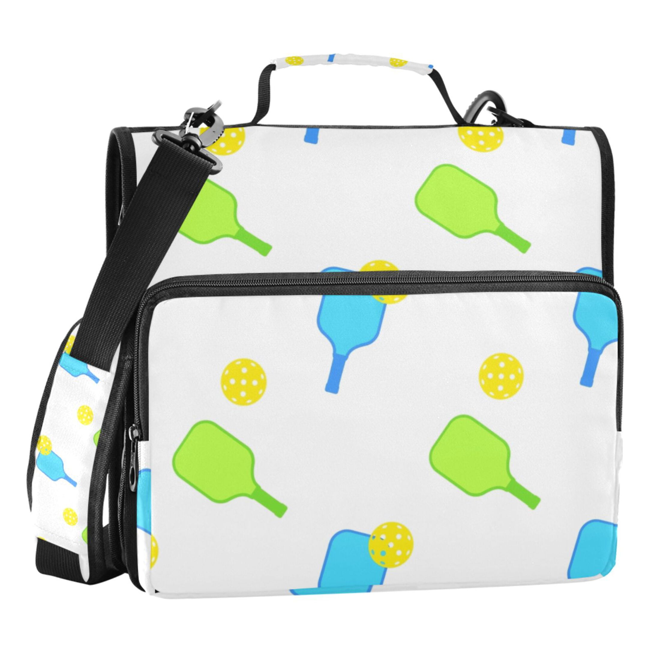 ALAZA Zipper Binder Pickle Balls 3 Ring Trapper Keeper File Folder Organizer Bag